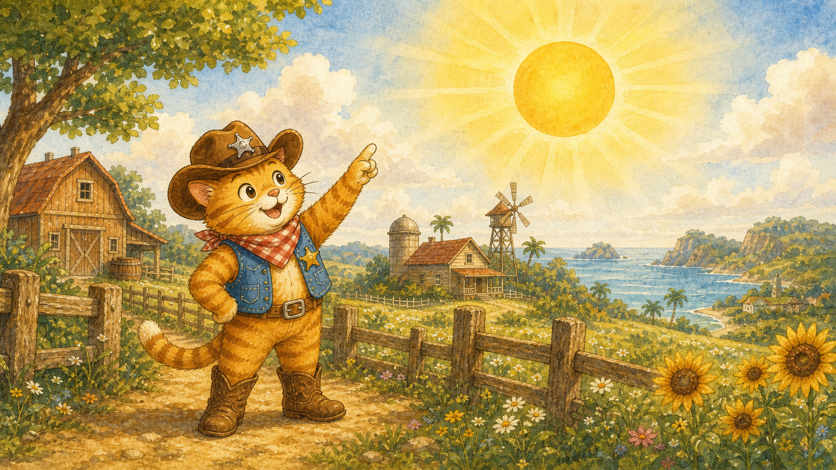 One big sun