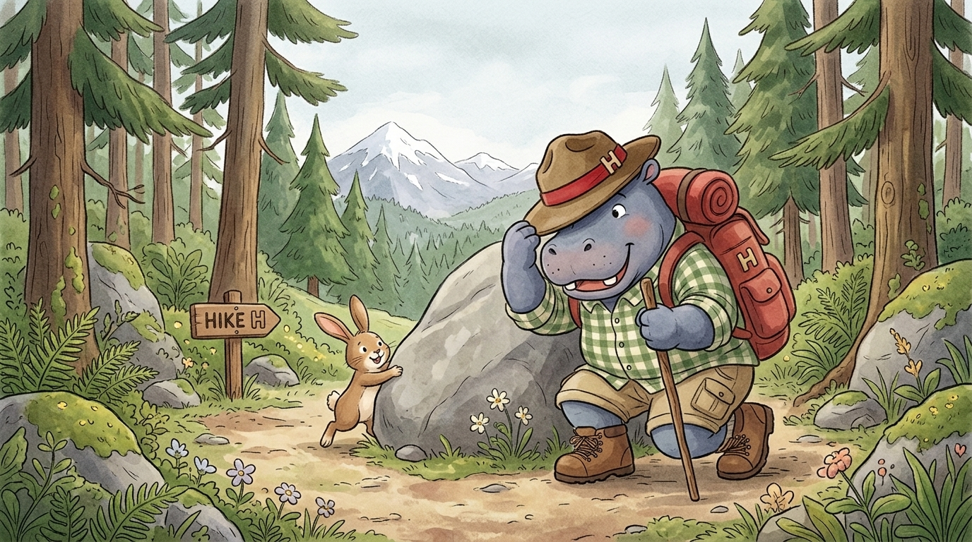 Hiker Hippo