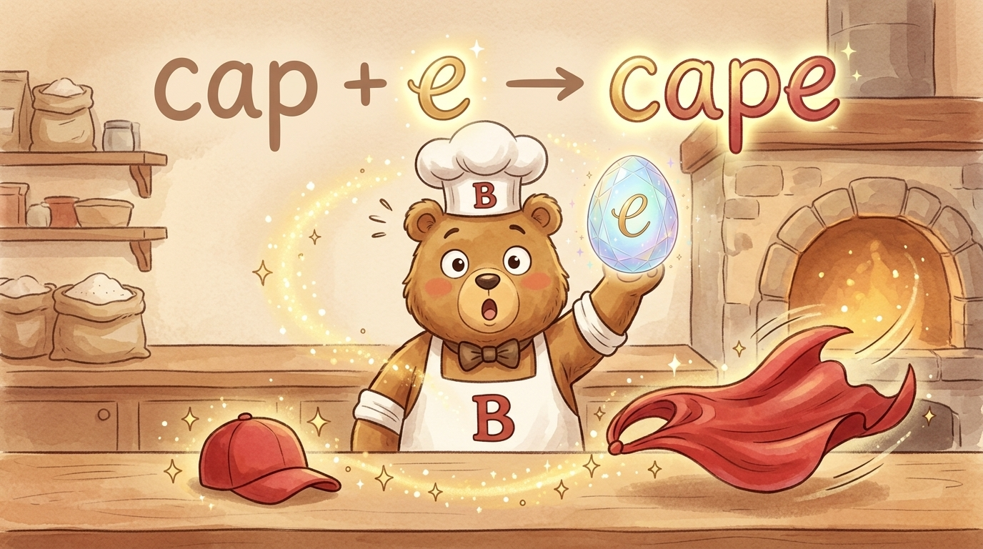 Cap into cape